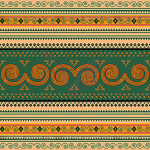 Thailand traditional pattern - vector image