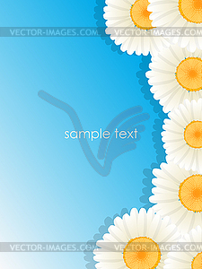 Greeting floral card - vector clipart