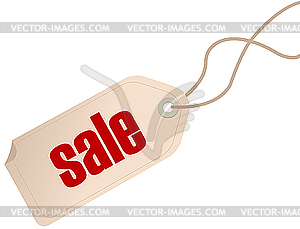 Price tag - stock vector clipart