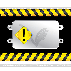 Warning sign - vector image