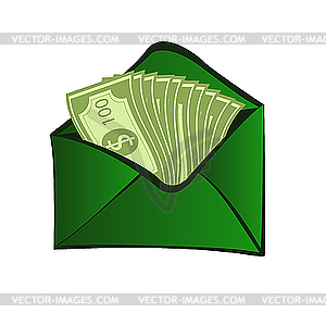 Online cash - vector image