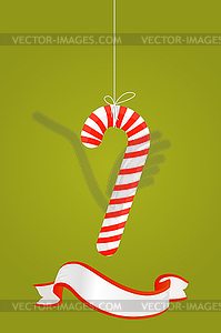 Christmas candy - vector image