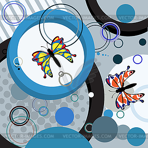 Butterfly abstract - vector clipart