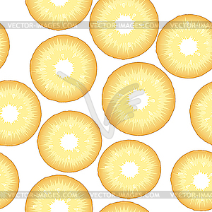 Pineapple background - vector clipart