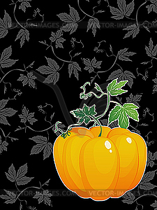 Thanksgiving Day celebration card - vector clip art