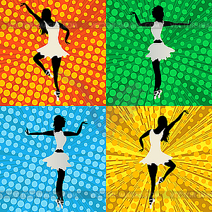 Ballerina - vector clipart