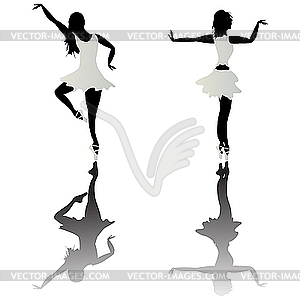 Ballet dancer - vector clipart