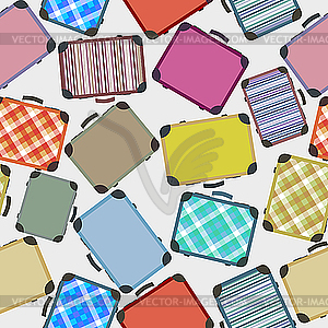 Luggages pattern - vector clip art