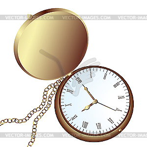 Pocket watch - vector clipart