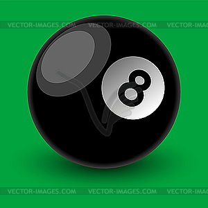 8 ball - vector image