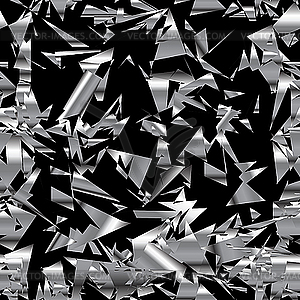 Seamless metal garbage - vector image