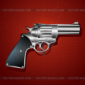 Grunge gun - vector clipart