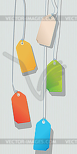 Price tags - vector clipart