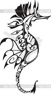 Little sea horse - vector image