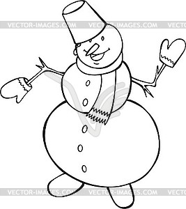 Snowman - vector clip art