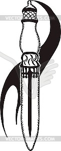 Blade tattoo - vector clipart