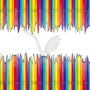 Abstract rainbow background - vector image