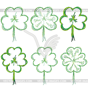 Clovers - vector image