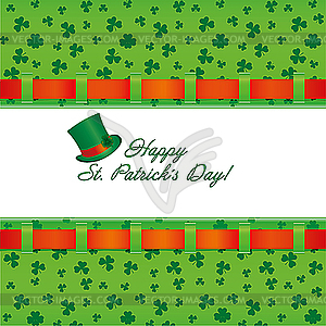 St. Patrick`s background - vector image