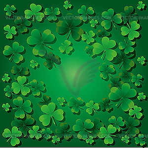 St. Patrick`s background - vector clip art