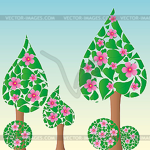 Spring background - vector image