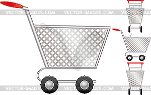 Shopping carts - vector clip art