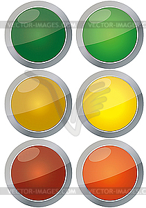 Trafic lights - royalty-free vector clipart