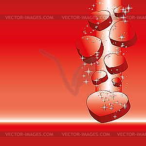 Valentine background - vector clipart