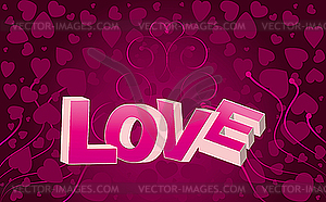 Valentine background  - vector clip art