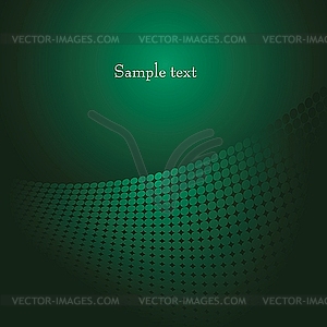 Green circles - vector clipart