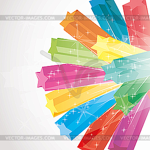 Colored crystal - vector clipart