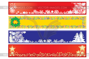 Christmas banners - vector image