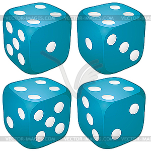 Dices - vector clipart