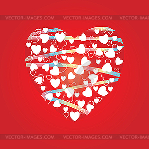 Heart - color vector clipart
