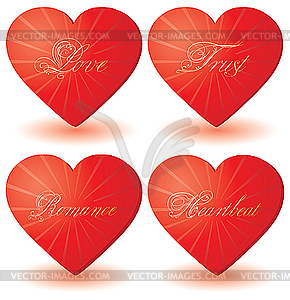 Love trust - vector clipart / vector image