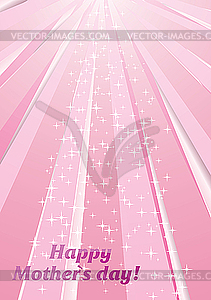 Card for mothers day - vector clip art