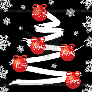 Sale tree - vector clipart