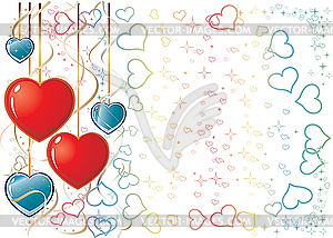 Valentine background - vector image