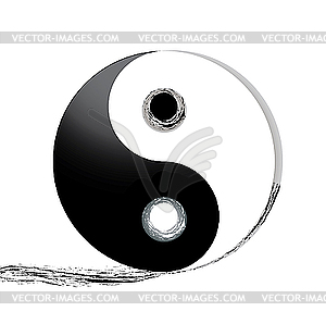 Ying Yang - vector clipart