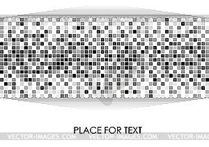 Disco white background - vector image