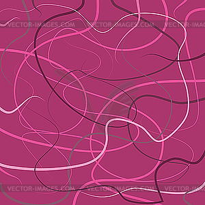 Pink abstract curls - vector image