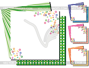 Set of frames - vector clip art