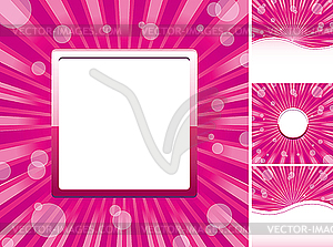 Pink backgrounds - vector image