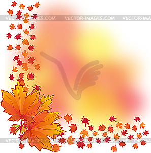 Autumn background - vector image