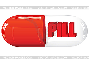 Pill - vector clip art