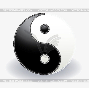 Yin Yang symbol - vector clipart