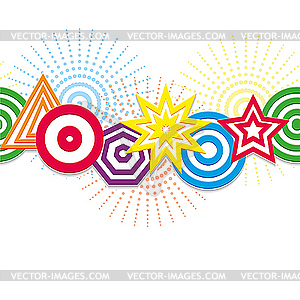 Retro background - vector clip art