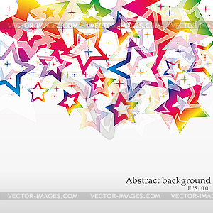 Star background - vector image