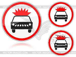 Transportation of explosives and flammable substances - vector clipart