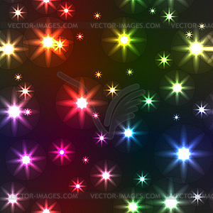 Background with motley stars - vector clip art